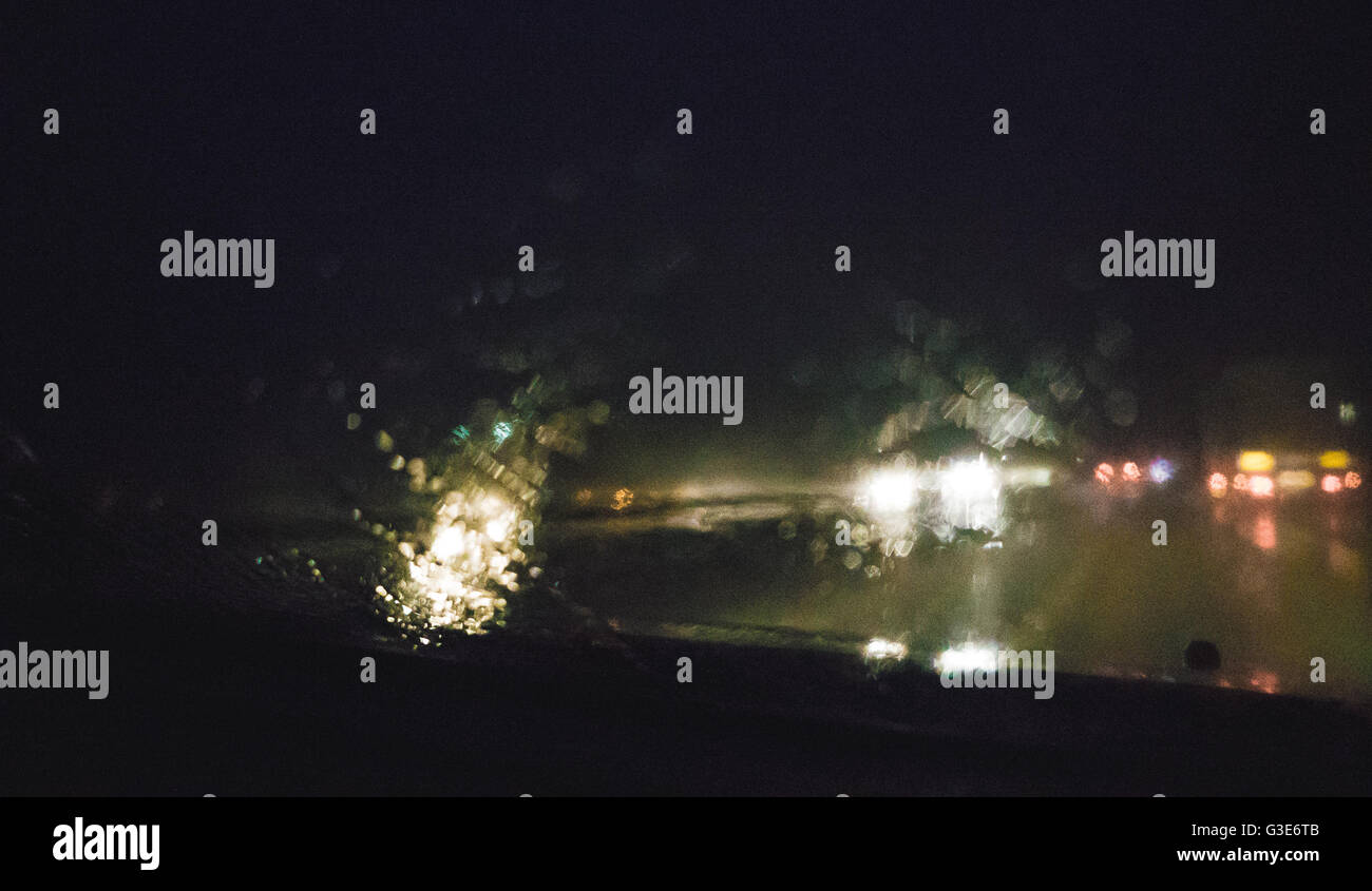 Simbolo per la guida sotto l'influenza di alcool, droghe o medicinali Foto Stock