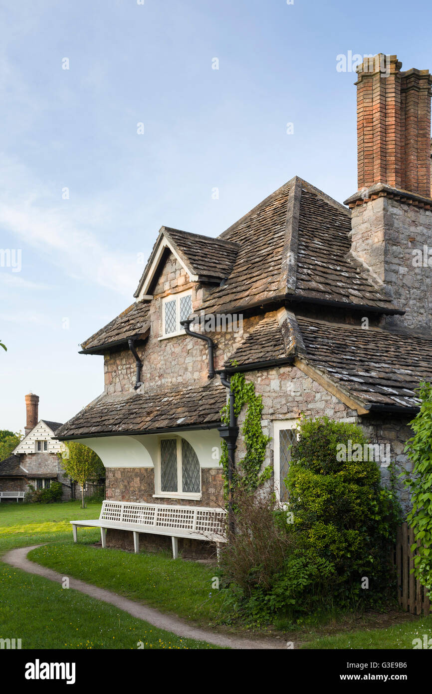 Blaise borgo, Bristol, progettato dall architetto John Nash in 1811 nella pittoresca volgare inglese cottage in stile. Foto Stock