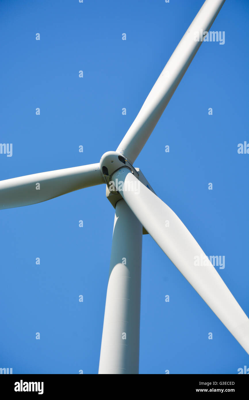 Wind Turbine di energia Foto Stock