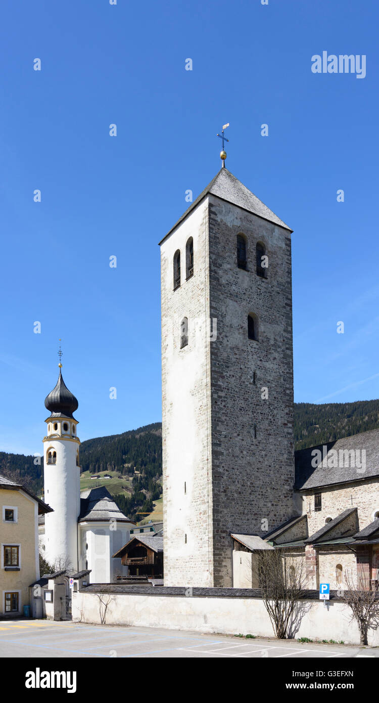 Chiesa di San Michaels, chiesa Stiftskirche, l'Italia, Bolzano (Alto Adige), Sud Tirolo, Alto Adige, , San Candido (San Candido) Foto Stock