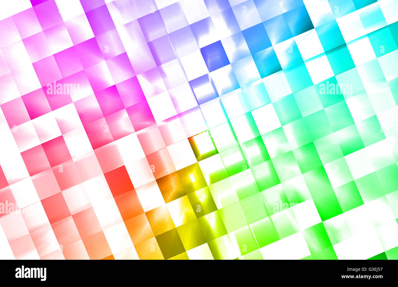Abstract sfondo multicolore con stile mosaico Foto Stock
