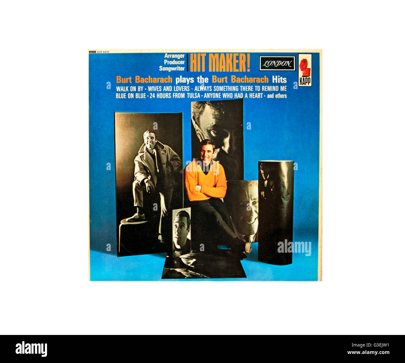 Hit Maker lungo riproduzione record coprire da Bert Bacharach. Foto Stock
