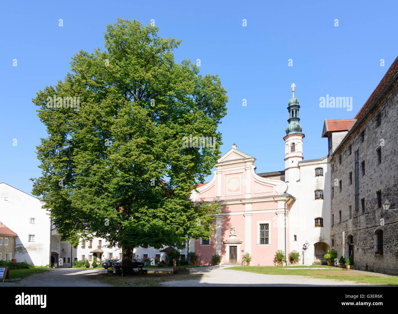 Castello : cappella del castello, in Germania, in Baviera, Baviera, Oberbayern, Rupertiwinkel, Alta Baviera, Tittmoning Foto Stock
