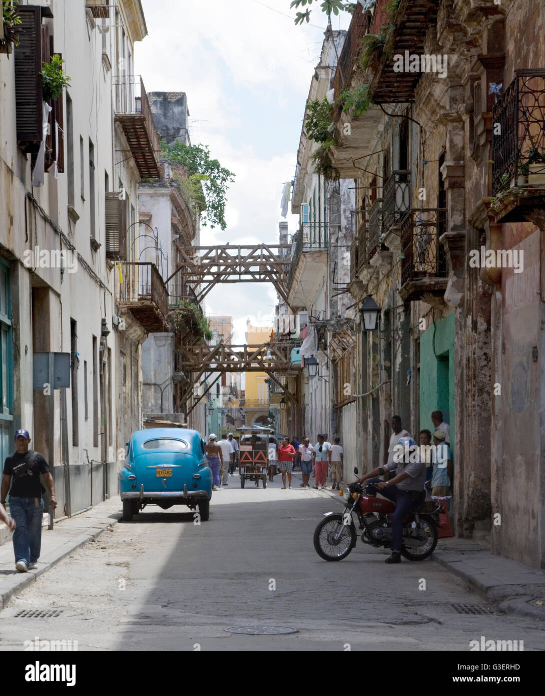 Cuba Havana Architettura e monumenti, cartella. Foto Stock