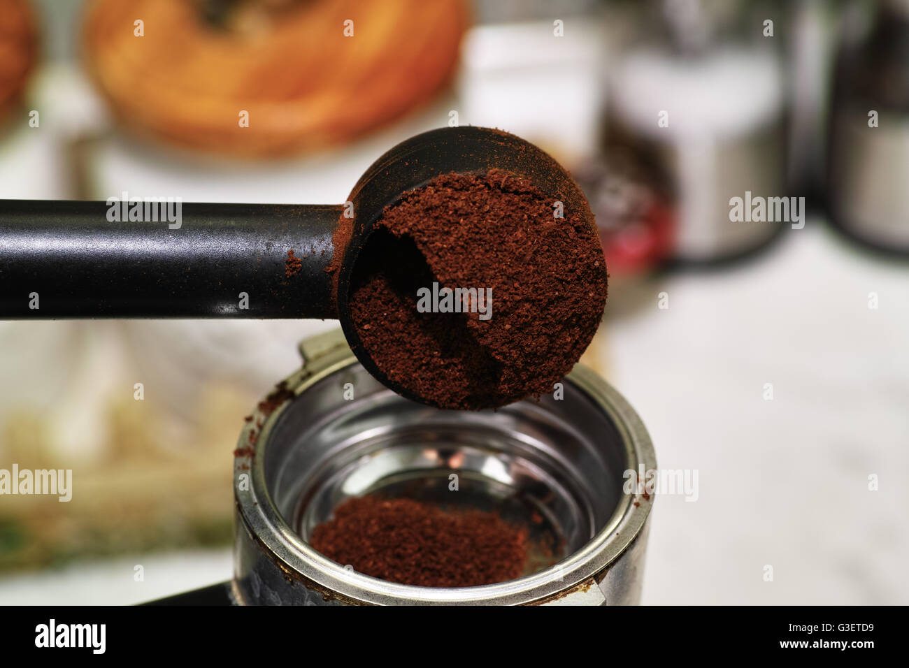 Nella cucina Polsih potrete preparare gustosi caffè. Foto Stock