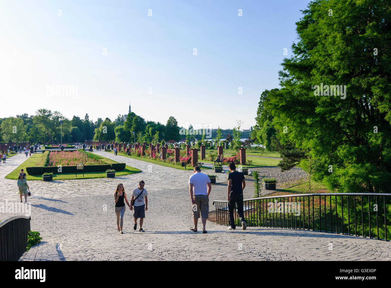 Parco Herastrau, Romania Bucarest Bucuresti Foto Stock