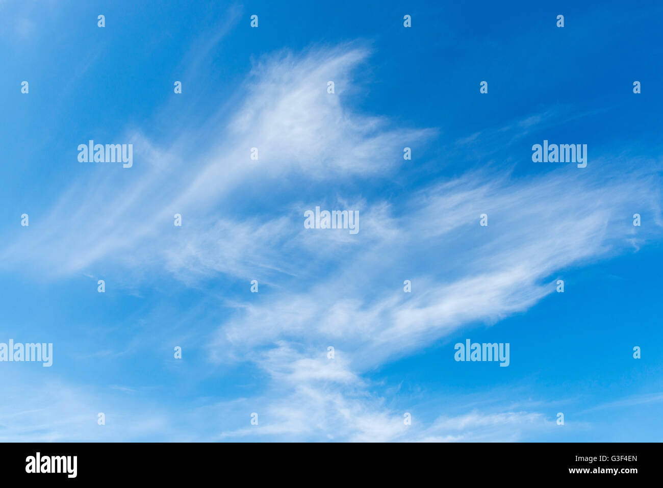 Cielo di nuvole, il tuo parco nazionale, Agger, Nord dello Jutland, Danimarca Foto Stock