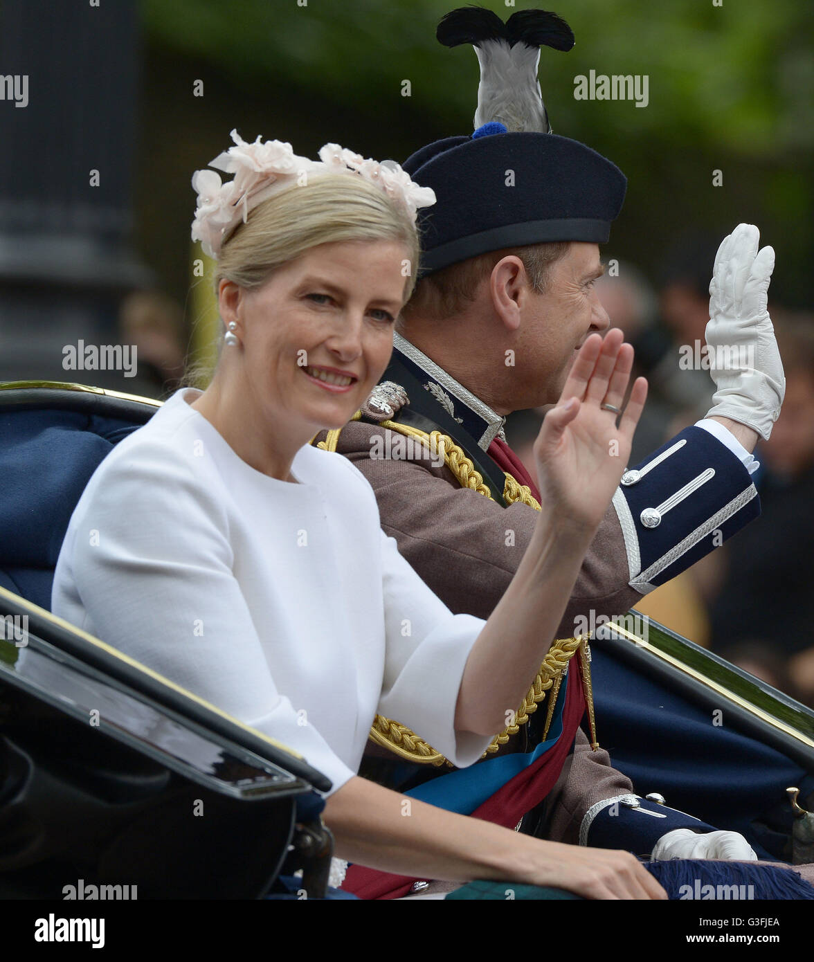 Londra, Regno Unito. 11 Giugno, 2016. Sophie, Contessa di Wessex Credito: MARTIN DALTON/Alamy Live News Foto Stock