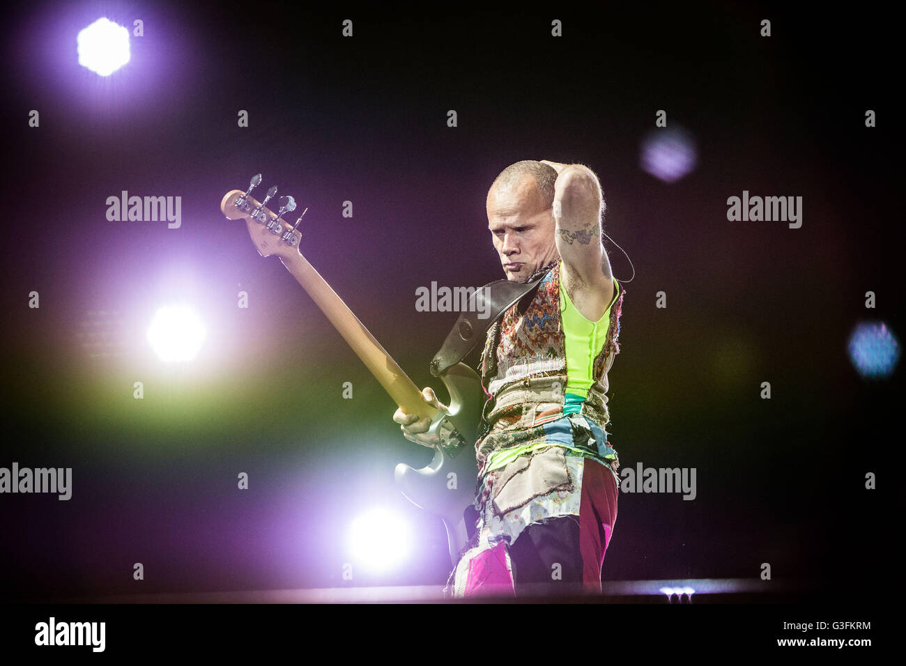 Landgraaf, Paesi Bassi 10 giugno 2016 red hot chili peppers eseguire live at pinkpop festival 2016 credit: Roberto finizio/ alamy live news Foto Stock