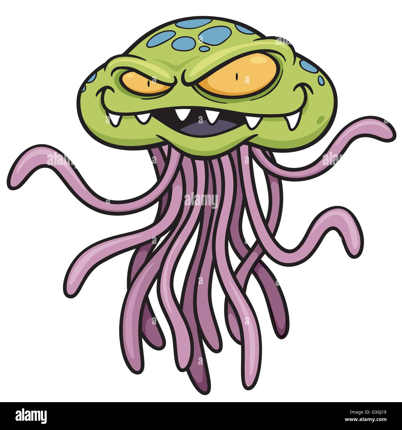 Illustrazione Vettoriale di cartoon Monster Illustrazione Vettoriale