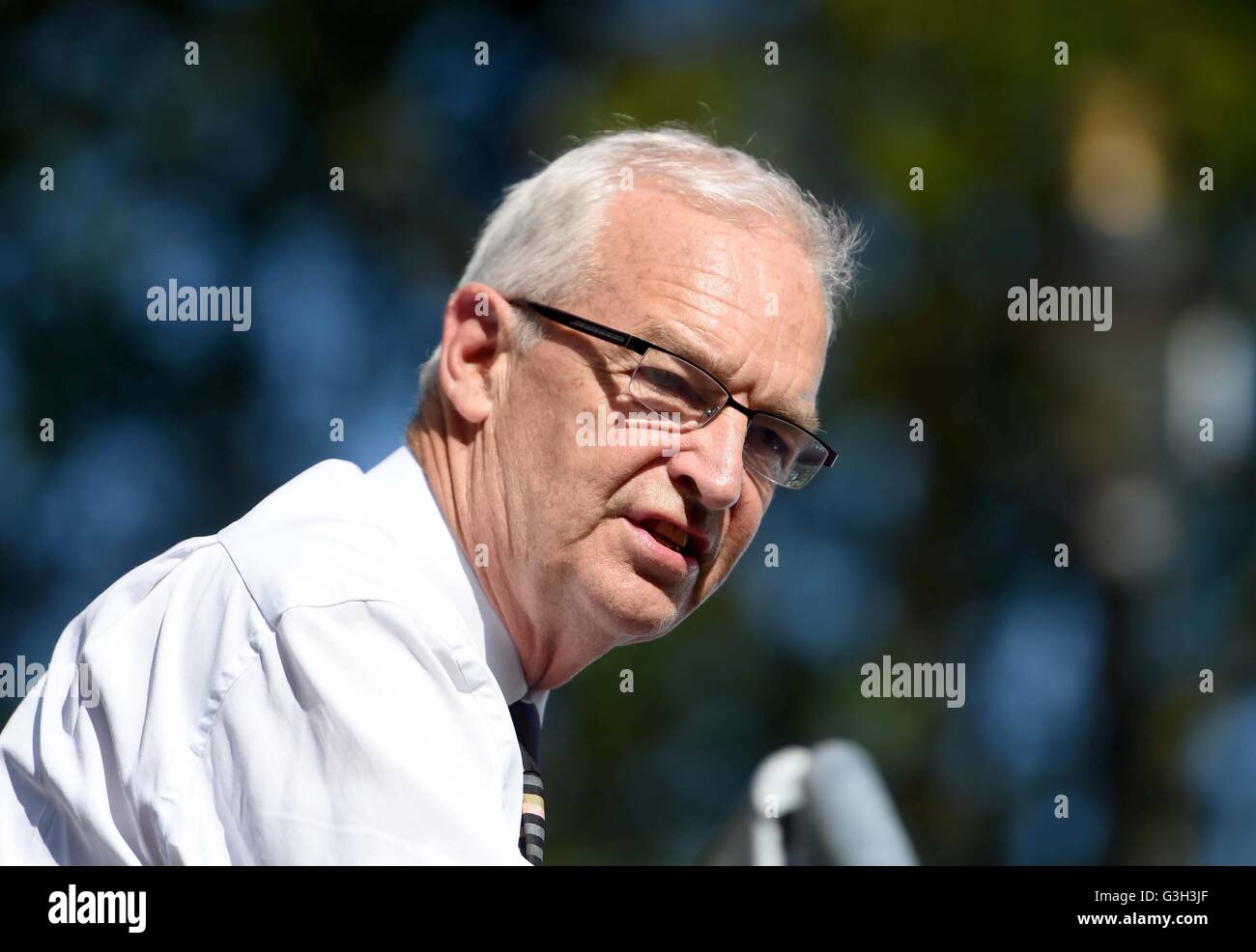 "Jon Neve", giornalista e notiziari televisivi emittente e presenter Foto Stock