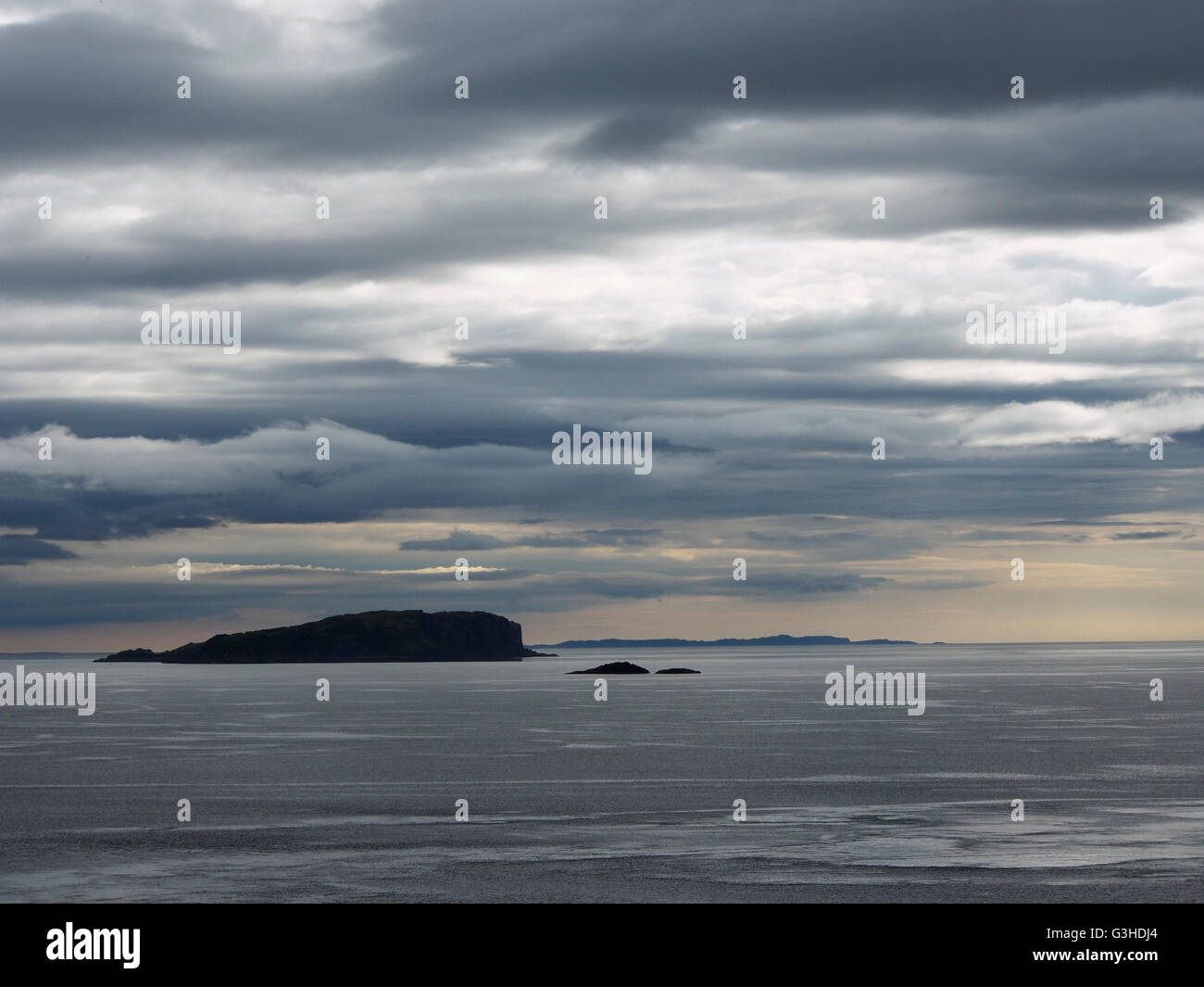 Garvellachs da Easdale isola, Scozia Foto Stock