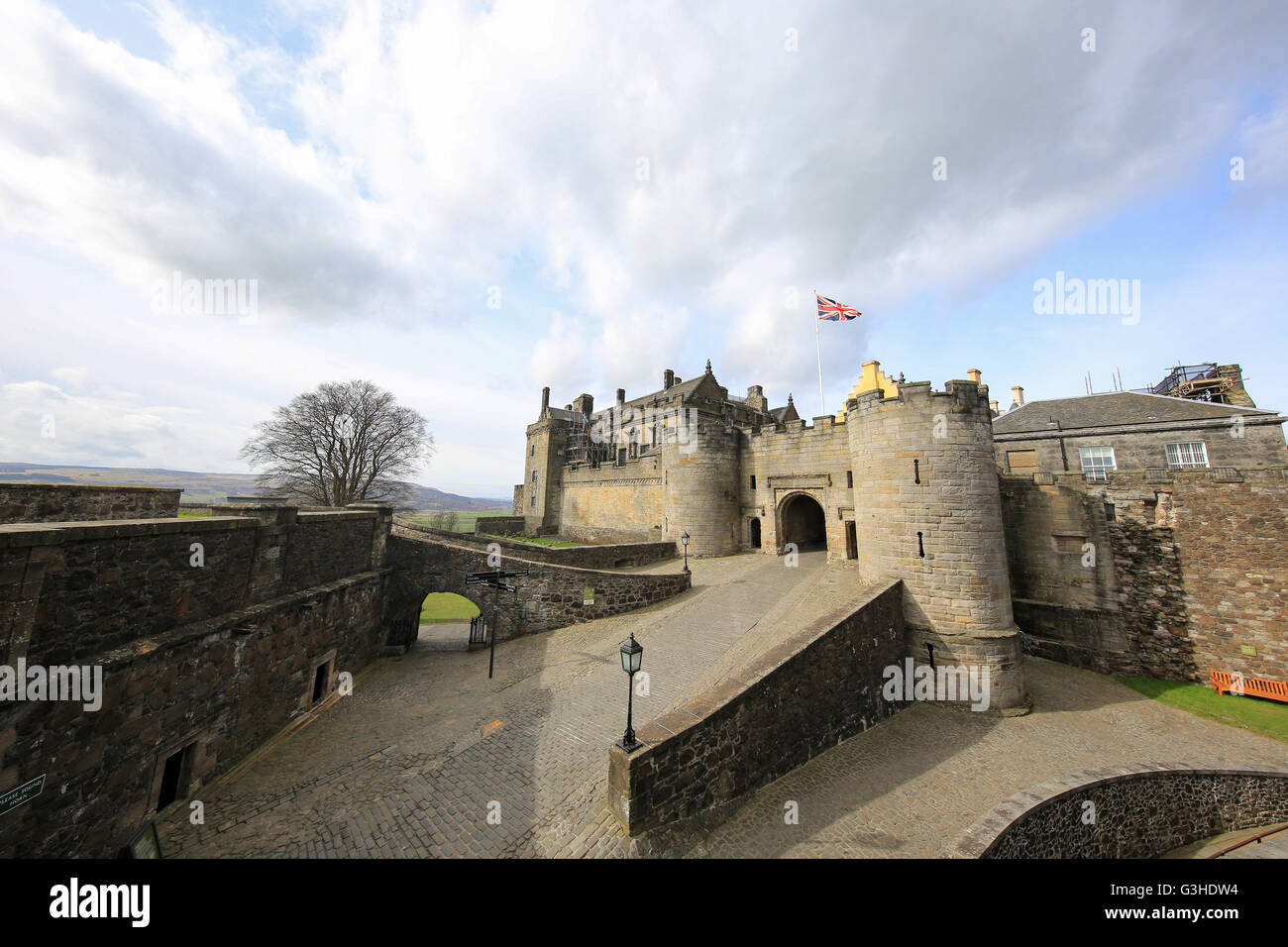 Il bellissimo Castello di Stirling in Highland, Scozia Foto Stock