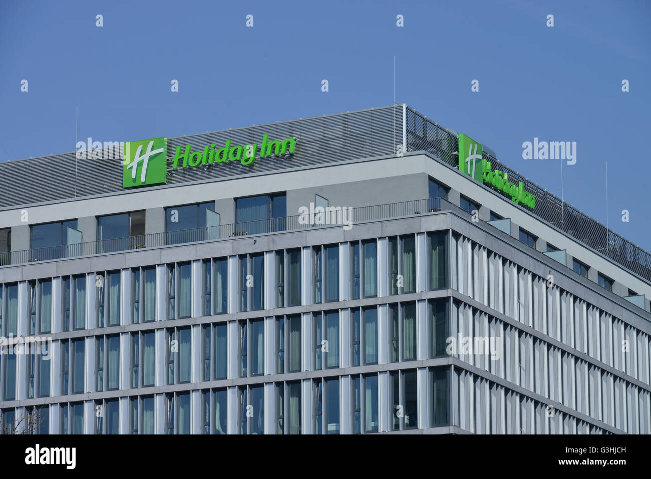 Hotel Holiday Inn Theanolte-Baehnisch-Strasse, Alexanderplatz Mitte di Berlino, Deutschland Foto Stock