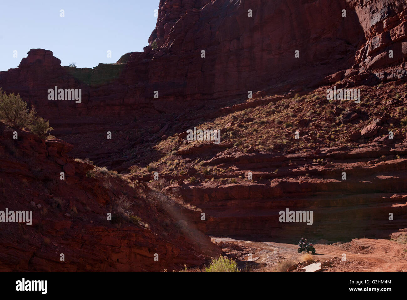 Veicolo fuoristrada riders, Moab, Utah, Stati Uniti d'America Foto Stock