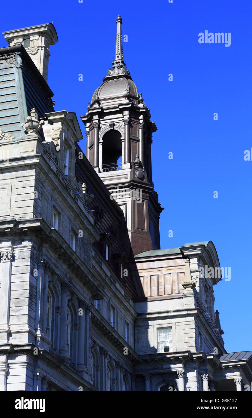 Municipio di Montreal (Hotel de Ville) Montreal, Canada Foto Stock