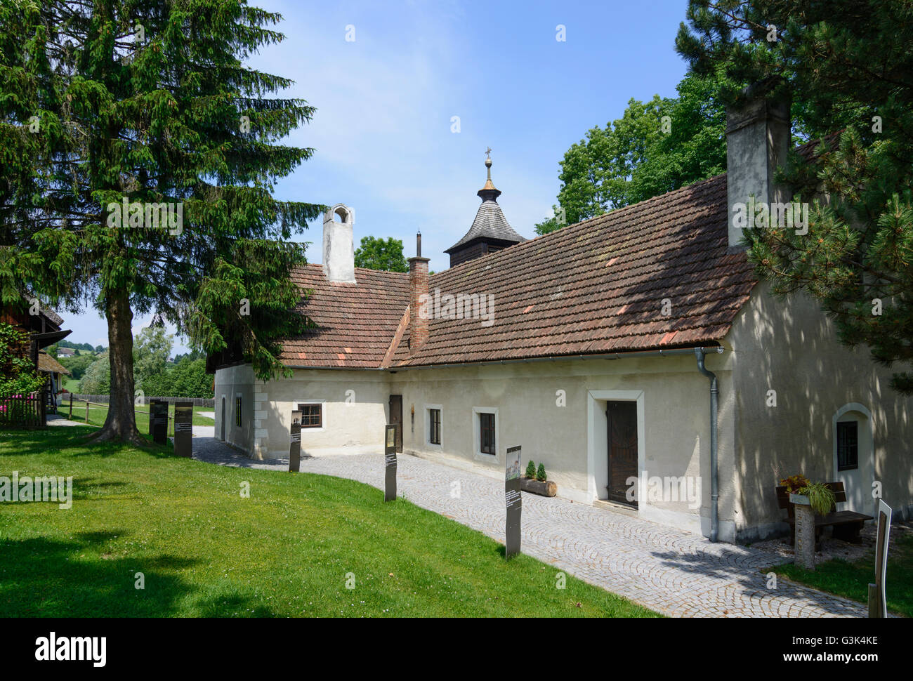 Aria aperta village museum Krumbach - Bucklige Welt, Austria, Niederösterreich, Bassa Austria, Wiener Alpen, Krumbach Foto Stock