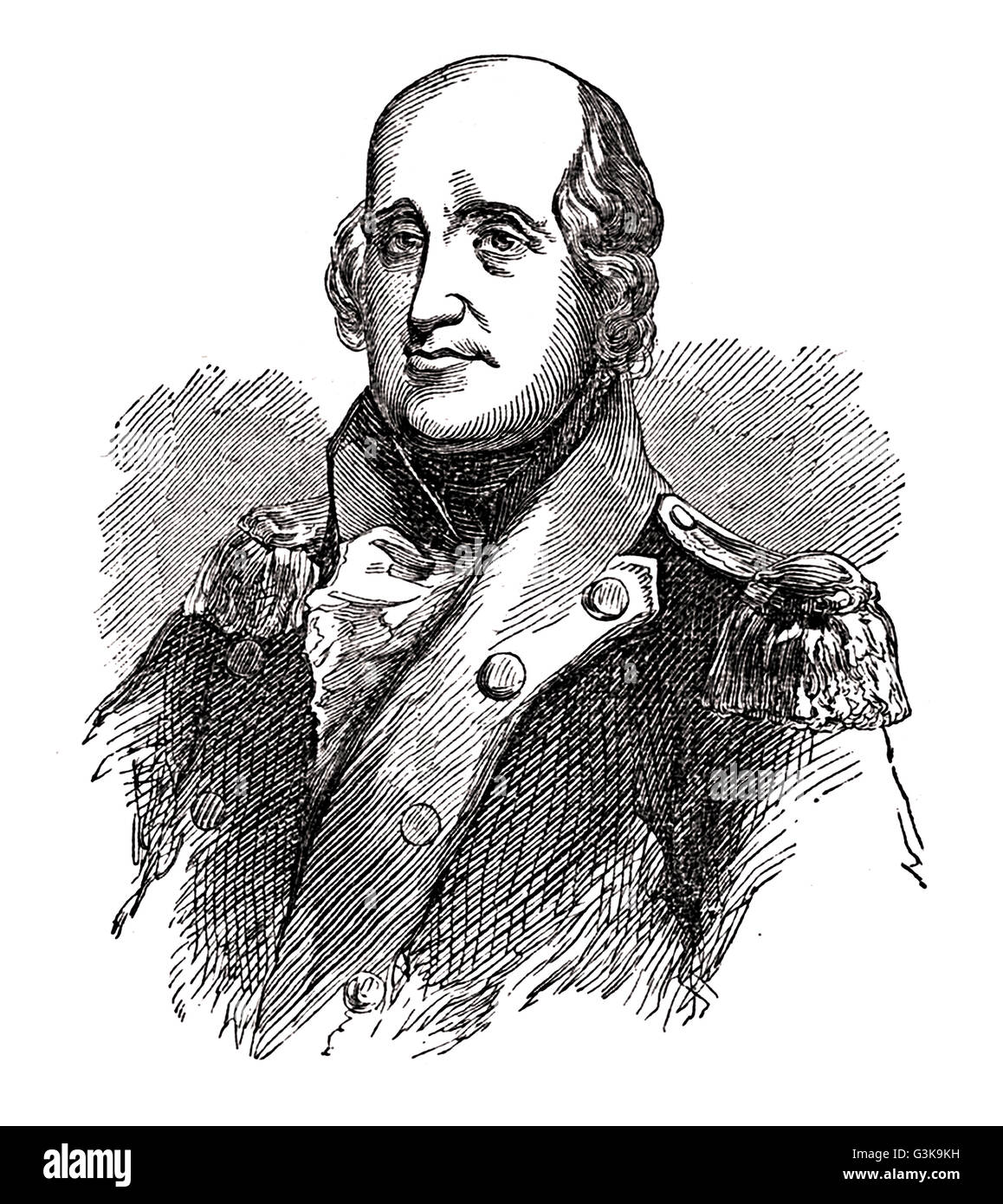 George Clarke, 1752 - 1818 Foto Stock