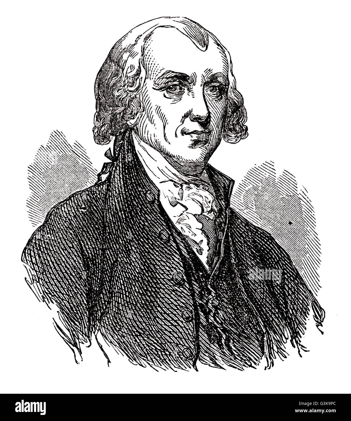 James Madison, 1751 - 1836 Foto Stock