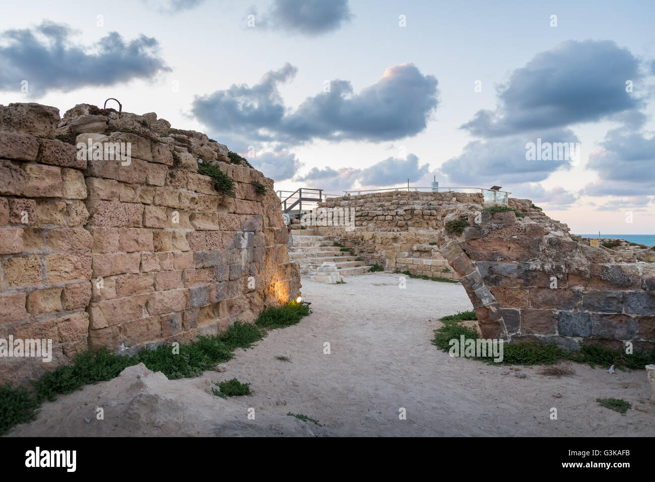 Apollonia Parco Nazionale, Israele Foto Stock