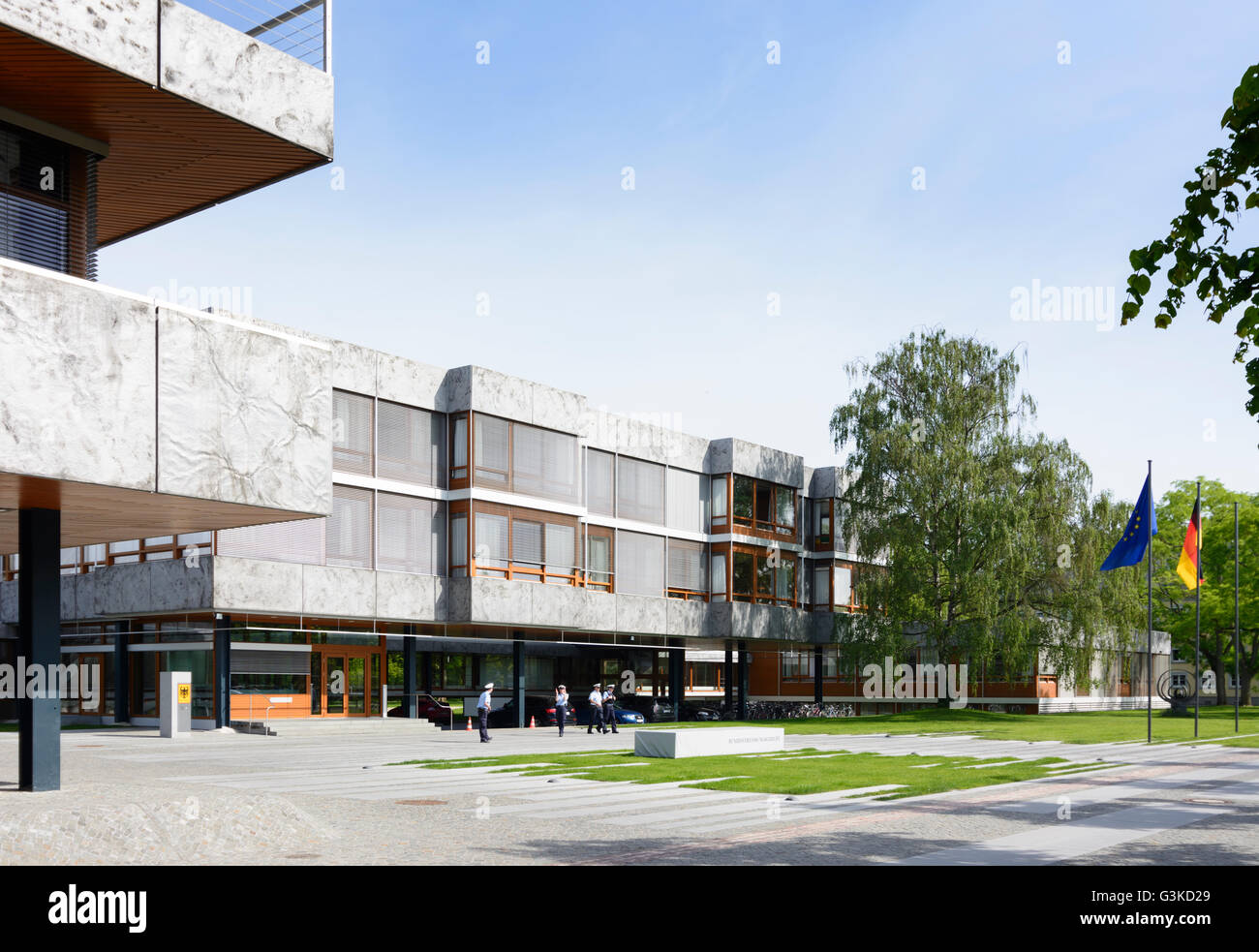 La Corte federale costituzionale, Germania, Baden-Württemberg, Kraichgau-Stromberg, Karlsruhe Foto Stock