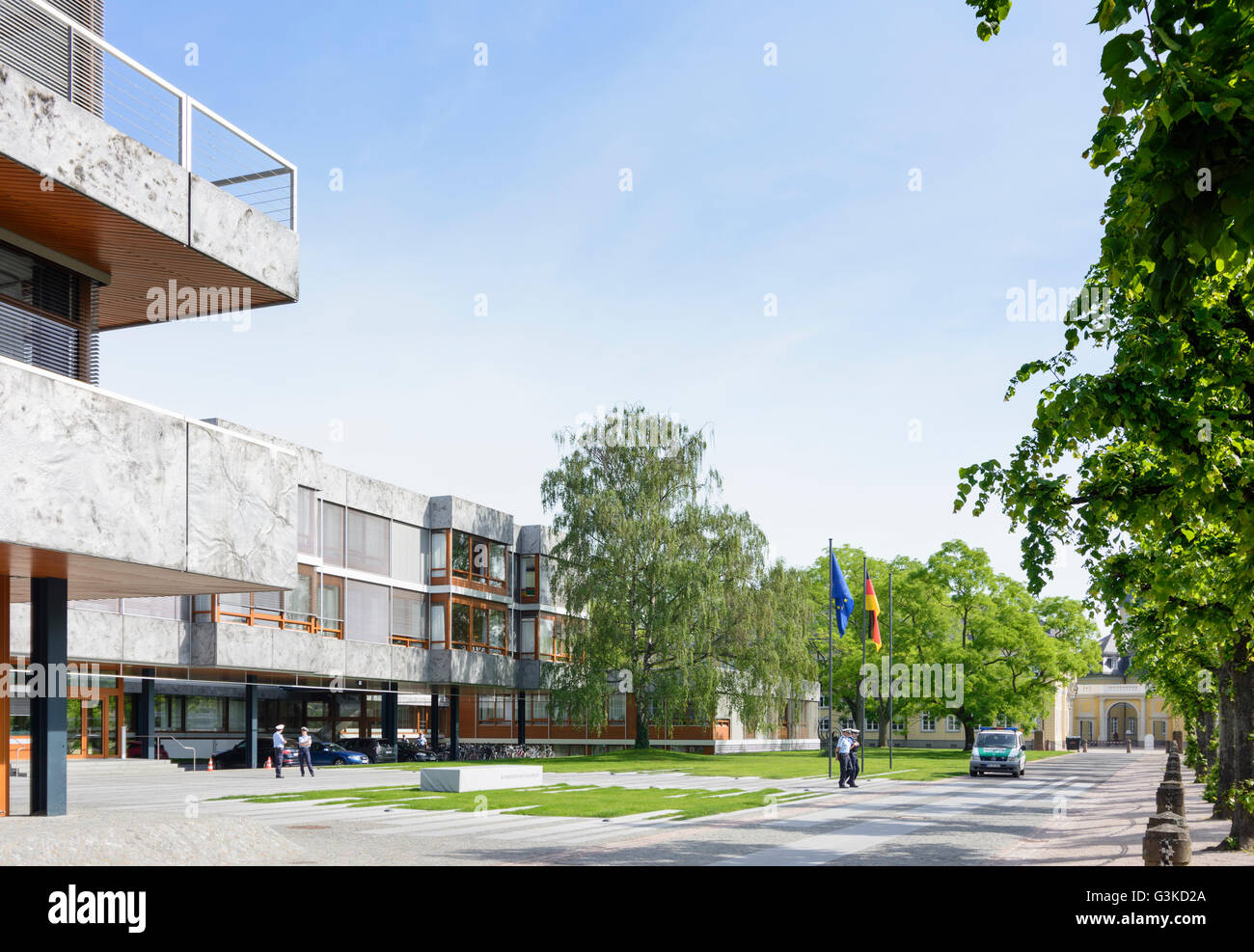 La Corte federale costituzionale, Germania, Baden-Württemberg, Kraichgau-Stromberg, Karlsruhe Foto Stock