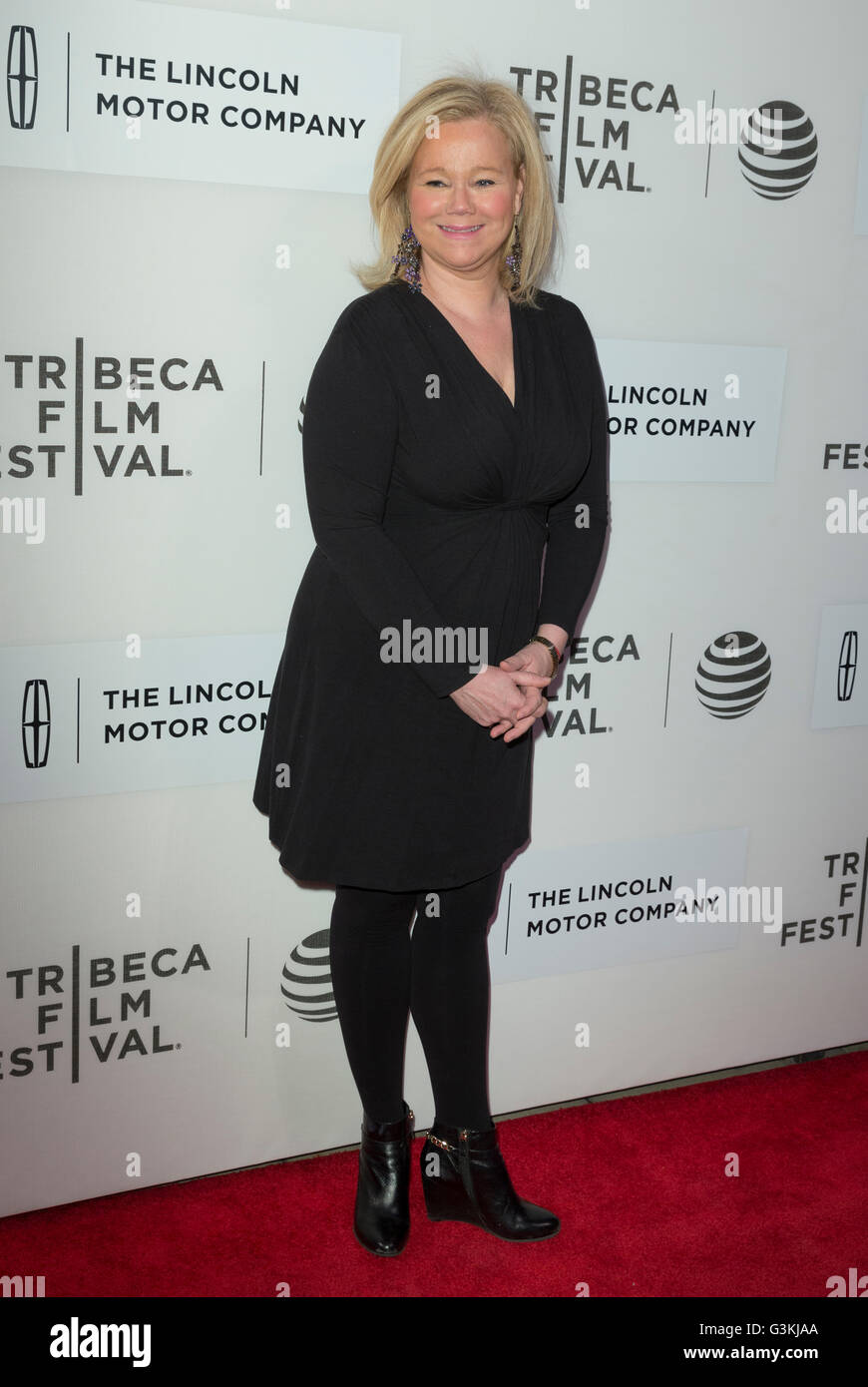 New York, Stati Uniti. Xx Apr, 2016. Caroline Rhea assiste premiere di ologramma per la King movie durante il Tribeca Film Festival a BMCC © Lev Radin/Pacific Press/Alamy Live News Foto Stock