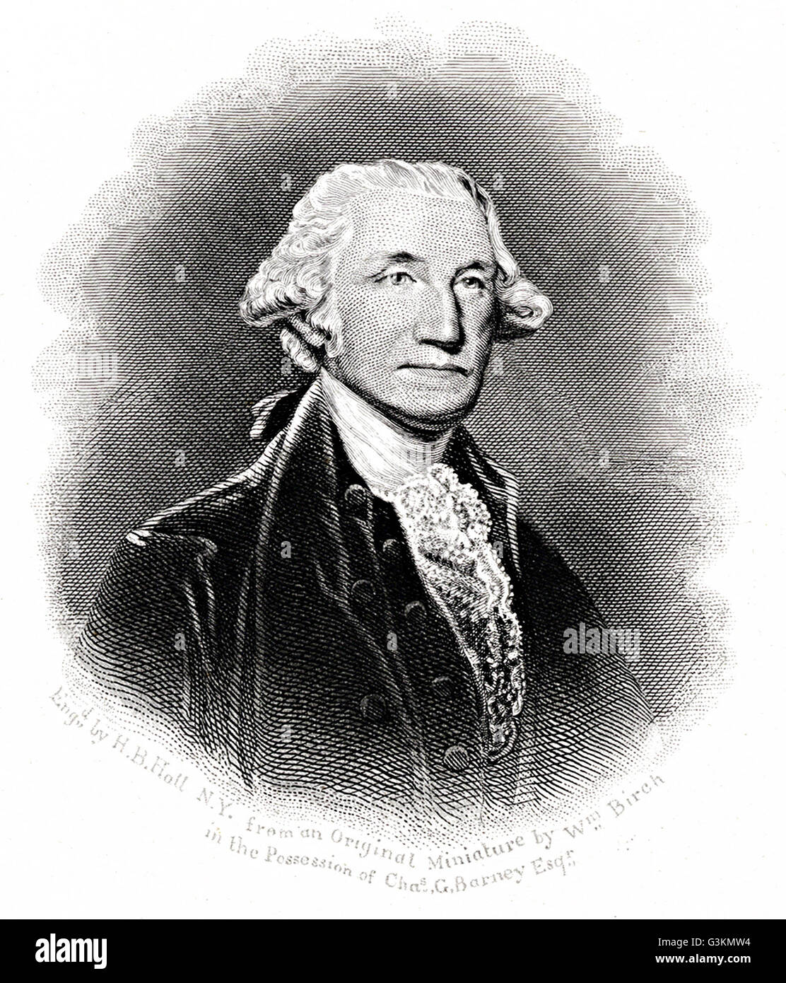 George Washington, 1732 - 1799 Foto Stock