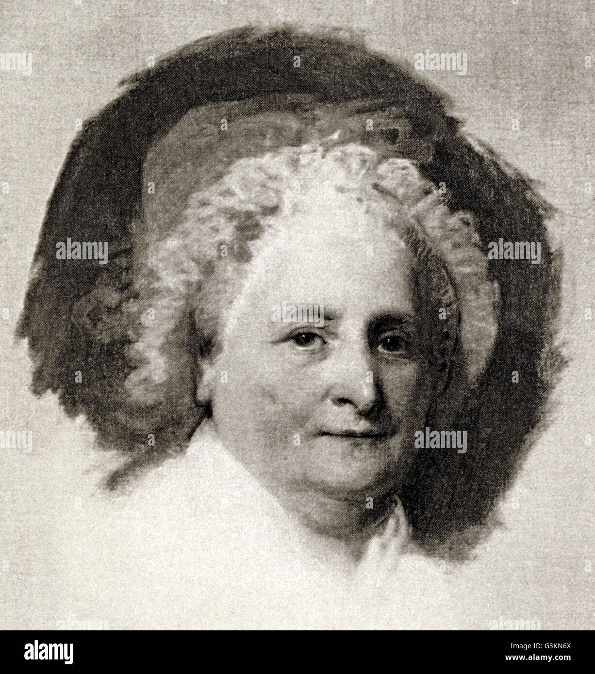 Martha Washington, 1731 - 1802 Foto Stock