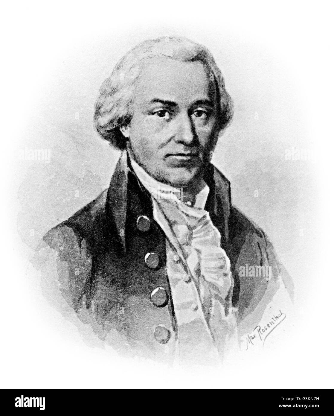 Oliver Ellsworth, 1745 - 1807 Foto Stock