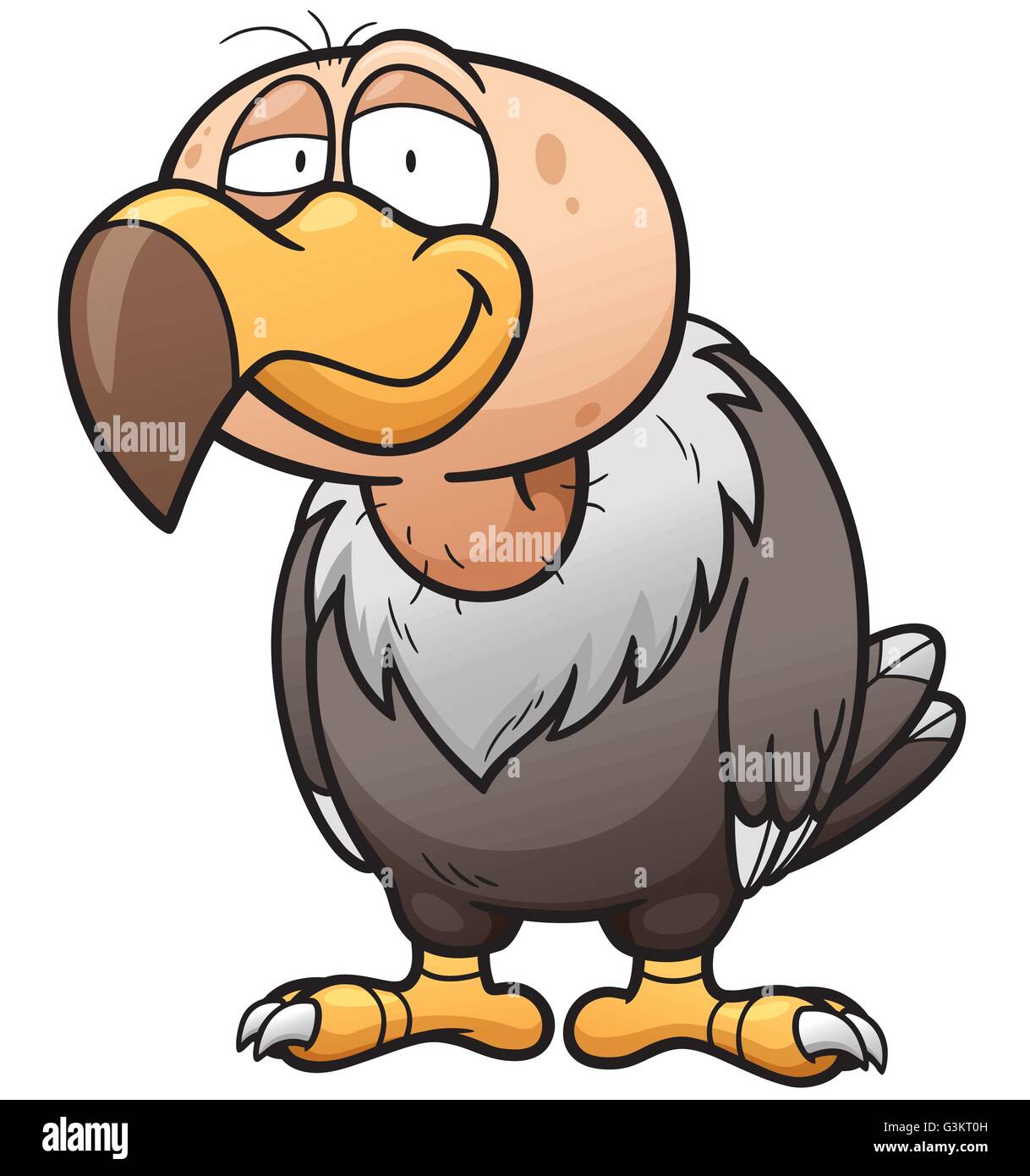 Illustrazione Vettoriale di Cartoon vulture Illustrazione Vettoriale