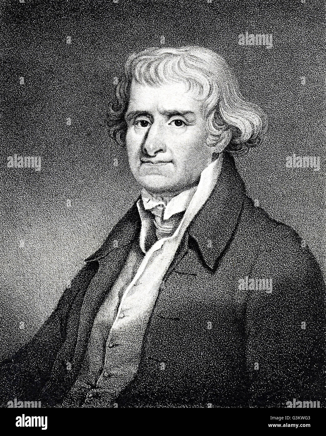 Thomas Jefferson, 1743 - 1826 Foto Stock