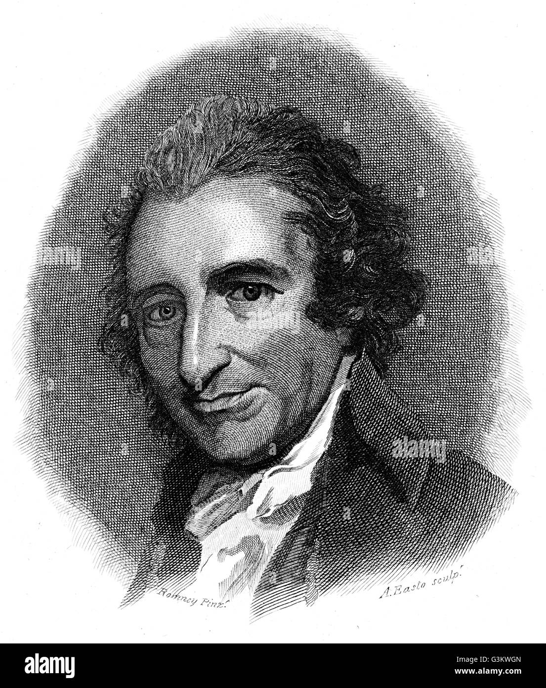 Thomas Paine, 1737 - 818 Foto Stock