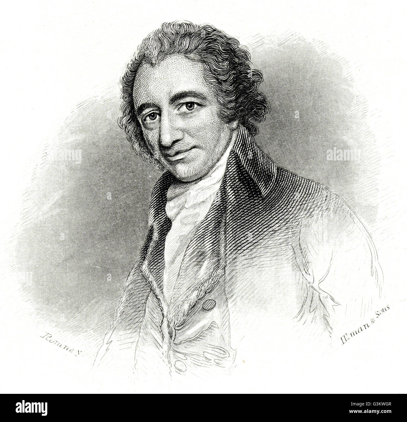 Thomas Paine, 1737 - 818 Foto Stock