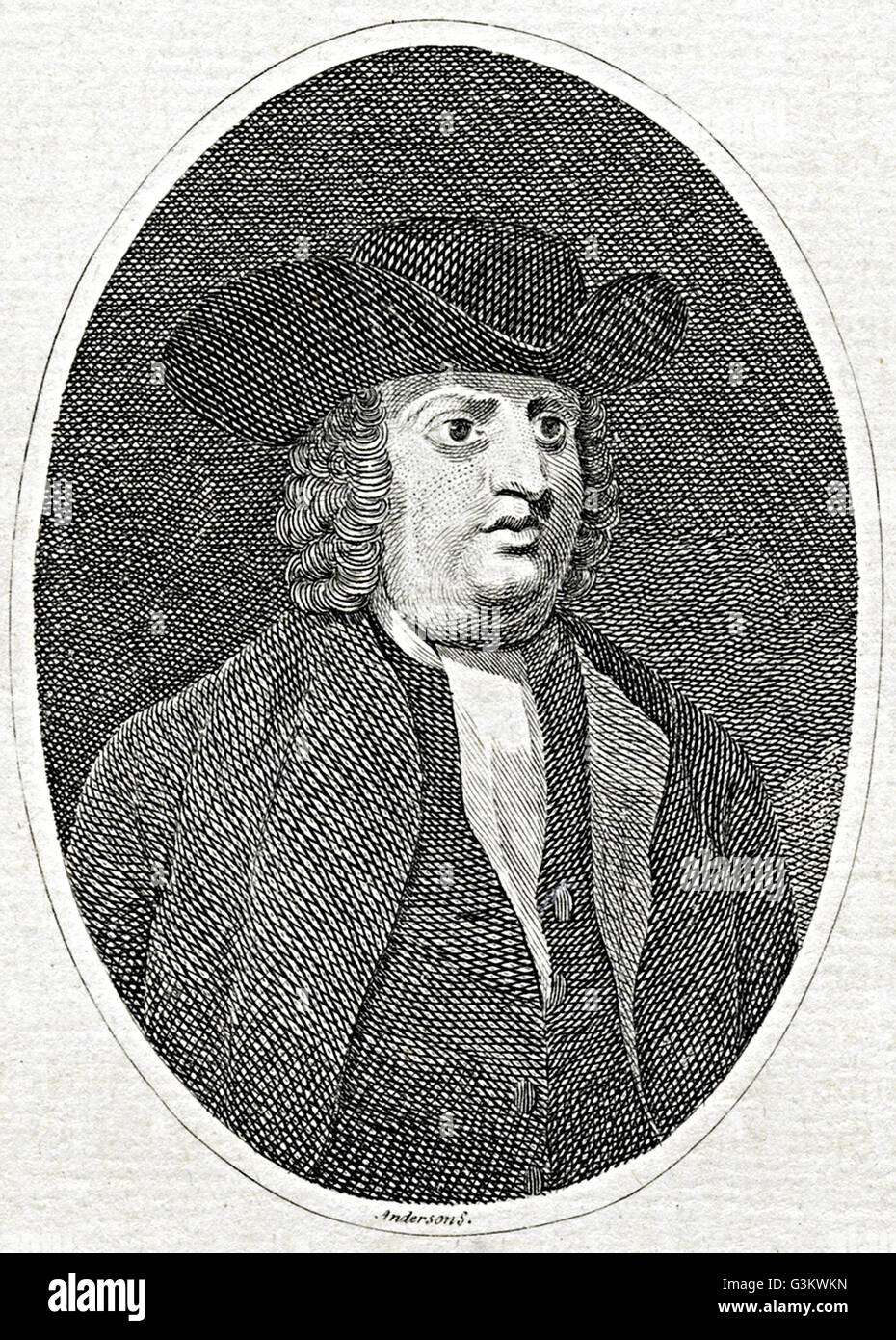 William Penn, 1644 - 1718 Foto Stock