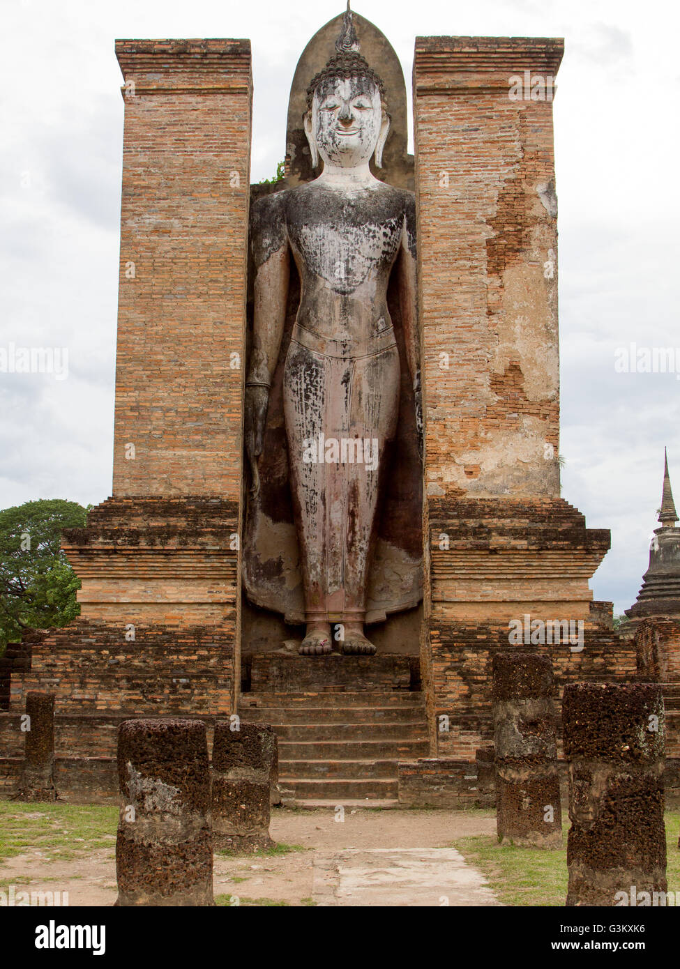 Sukhothai parco archeologico, Thailandia Foto Stock