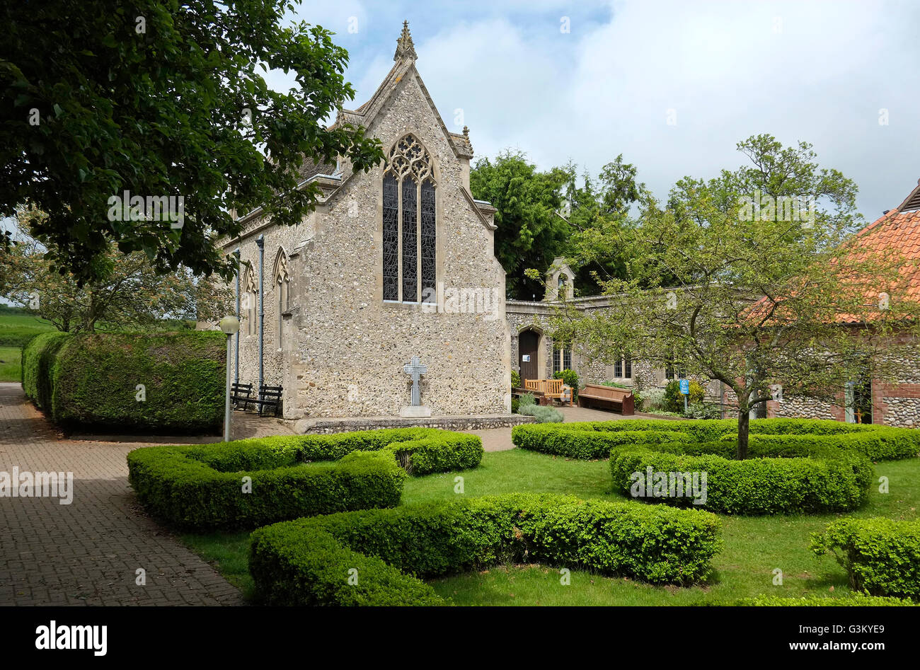 La cappella dei pattini, little walsingham, Norfolk, Inghilterra Foto Stock