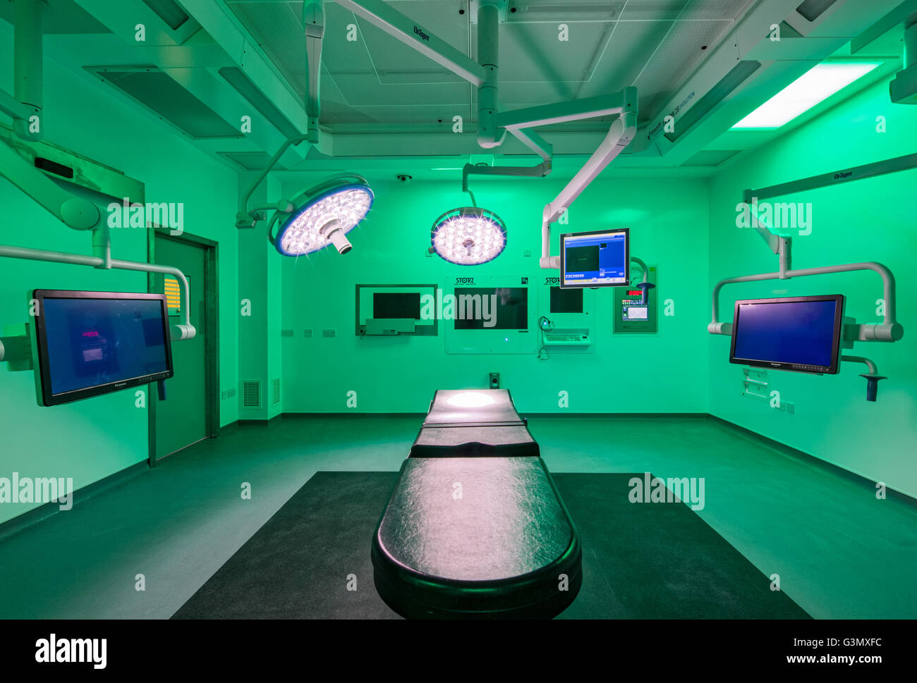 Teatro operativo presso la Queen Elizabeth Hospital a Kings Lynn Foto Stock