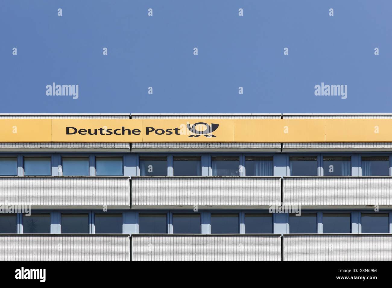 Deutsche Post uffici Foto Stock