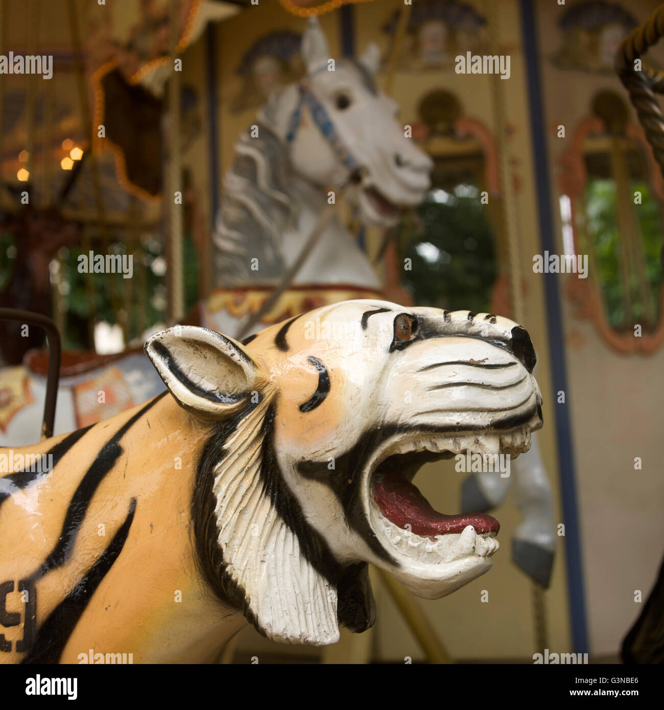 Tiger, la figura di una giostra Foto Stock