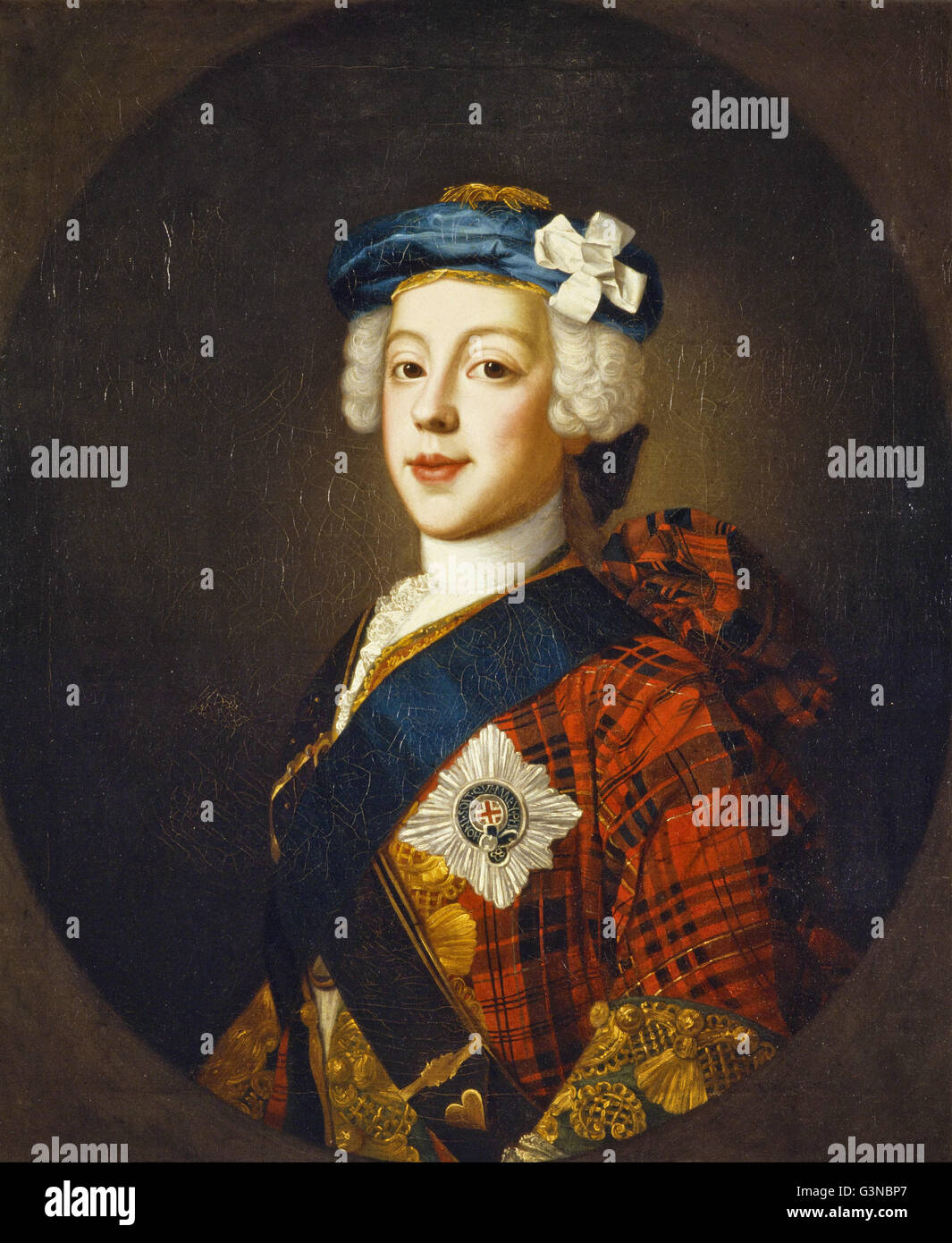 William Mosman - il Principe Charles Edward Stuart, 1720 - 1788. Il figlio maggiore del principe Giacomo Francesco Foto Stock