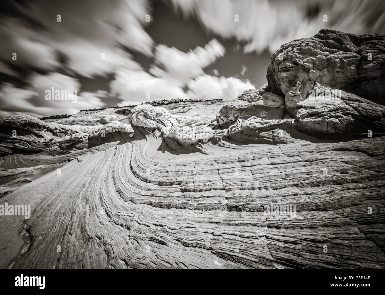Incredibili scenari - Bianco Tasca, Arizona Foto Stock
