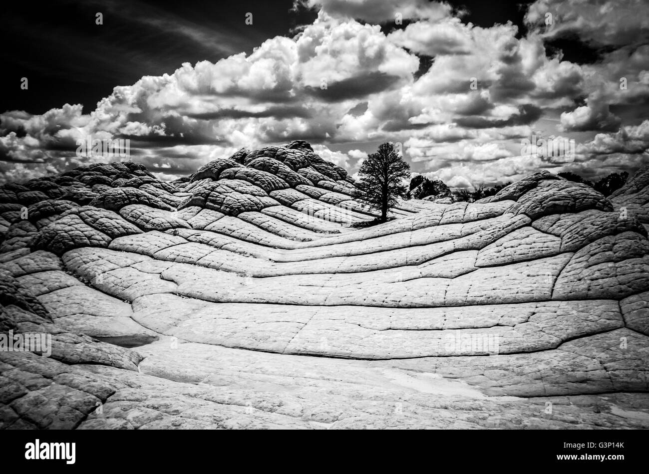 Incredibili scenari - Bianco Tasca, Arizona Foto Stock