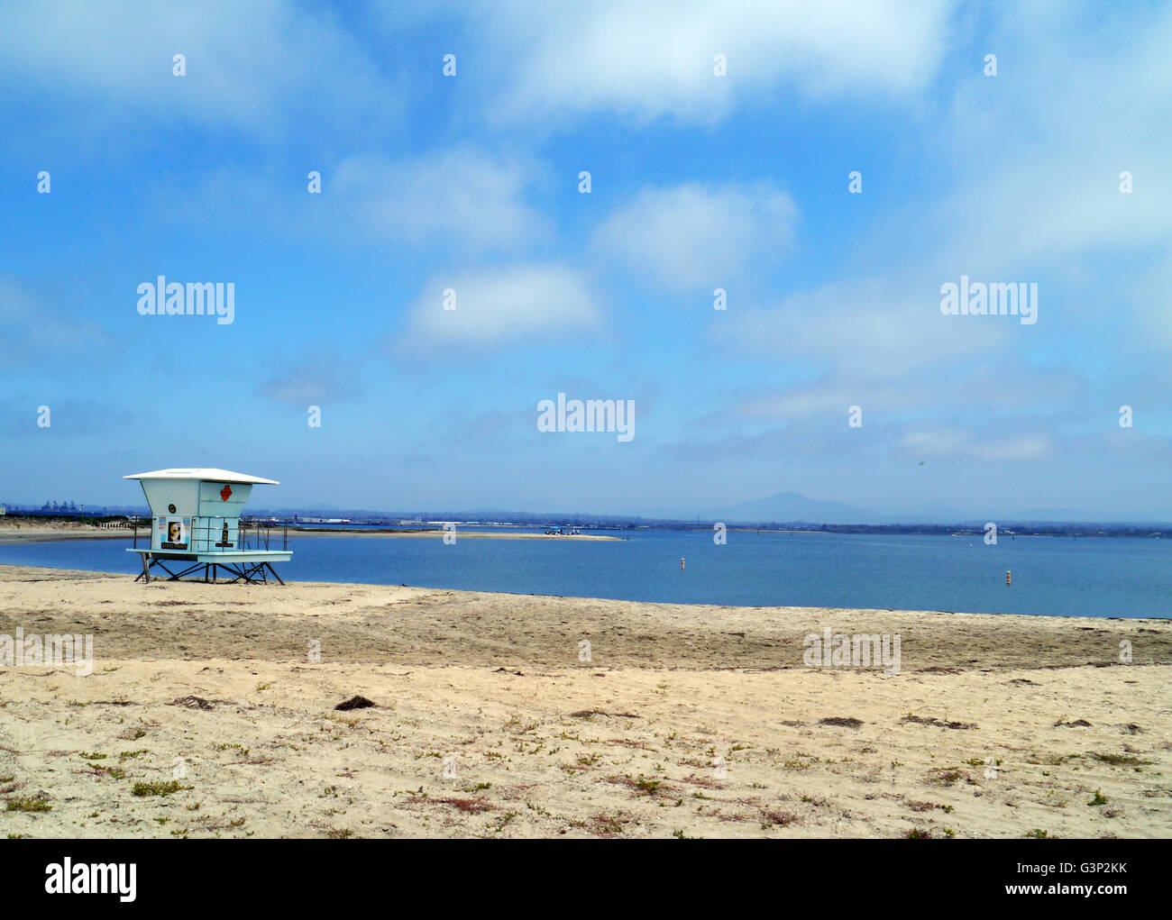 Life Guard Stand Foto Stock