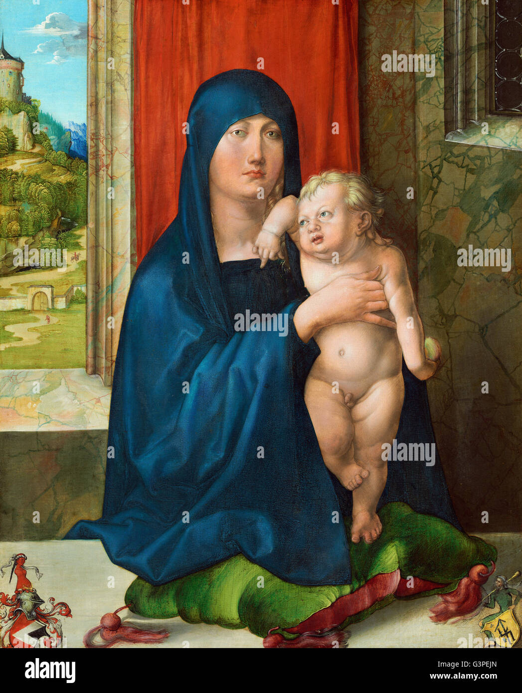 Albrecht Durer - Madonna e Bambino (complementare) - National Gallery of Art di Washington DC Foto Stock