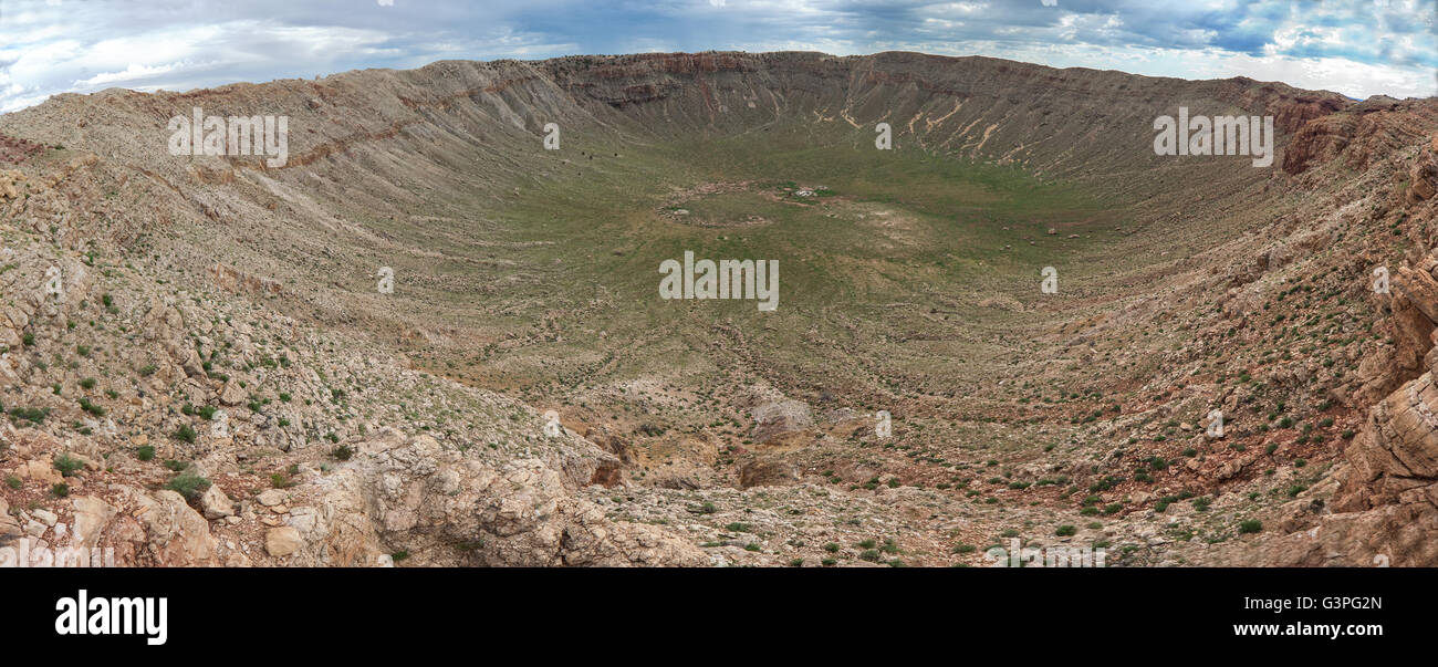 Meteor Crater, noto anche come Barringer crater è un meteorite cratere da impatto Foto Stock