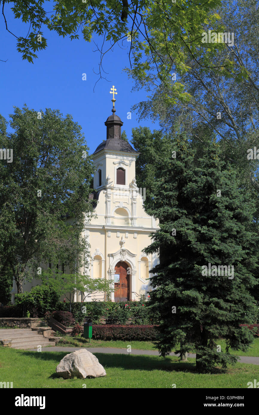 Ungheria, Szeged, Lechner Square, greco cappella cattolica, Foto Stock