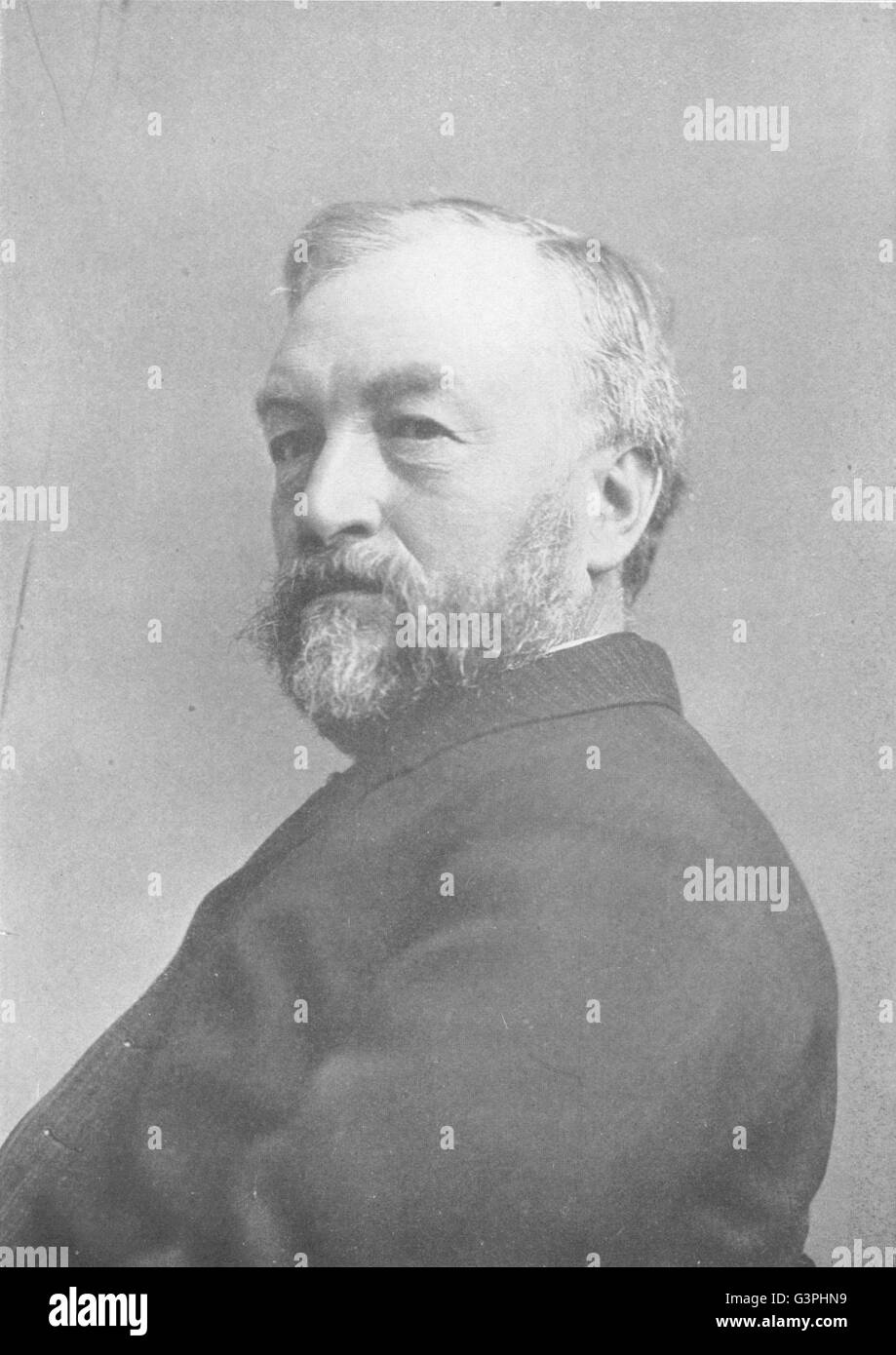 WASHINGTON DC: Pierpont Langley, segretario del Smithsonian Inst, antica stampa 1907 Foto Stock