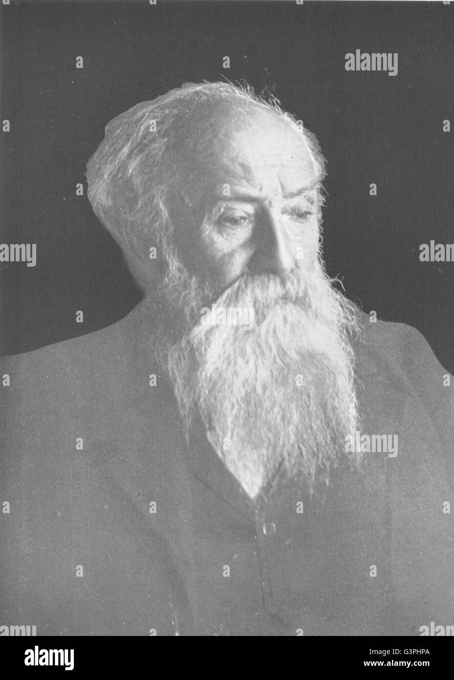 JOHN BURROUGHS: Autore e naturalista, antica stampa 1907 Foto Stock