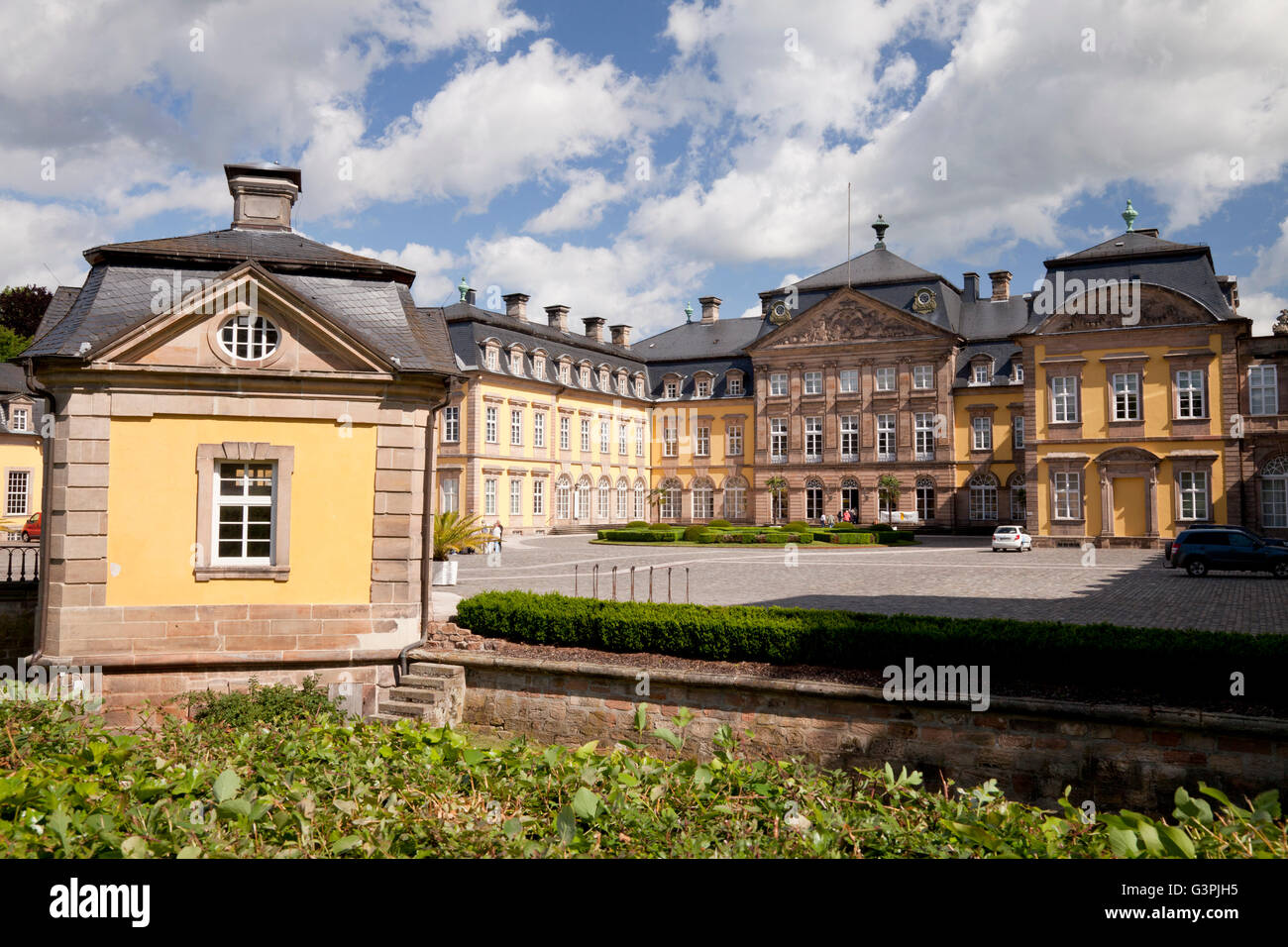 Arolsen Castello, Bad Arolsen Waldecker Land regione, Hesse, PublicGround Foto Stock